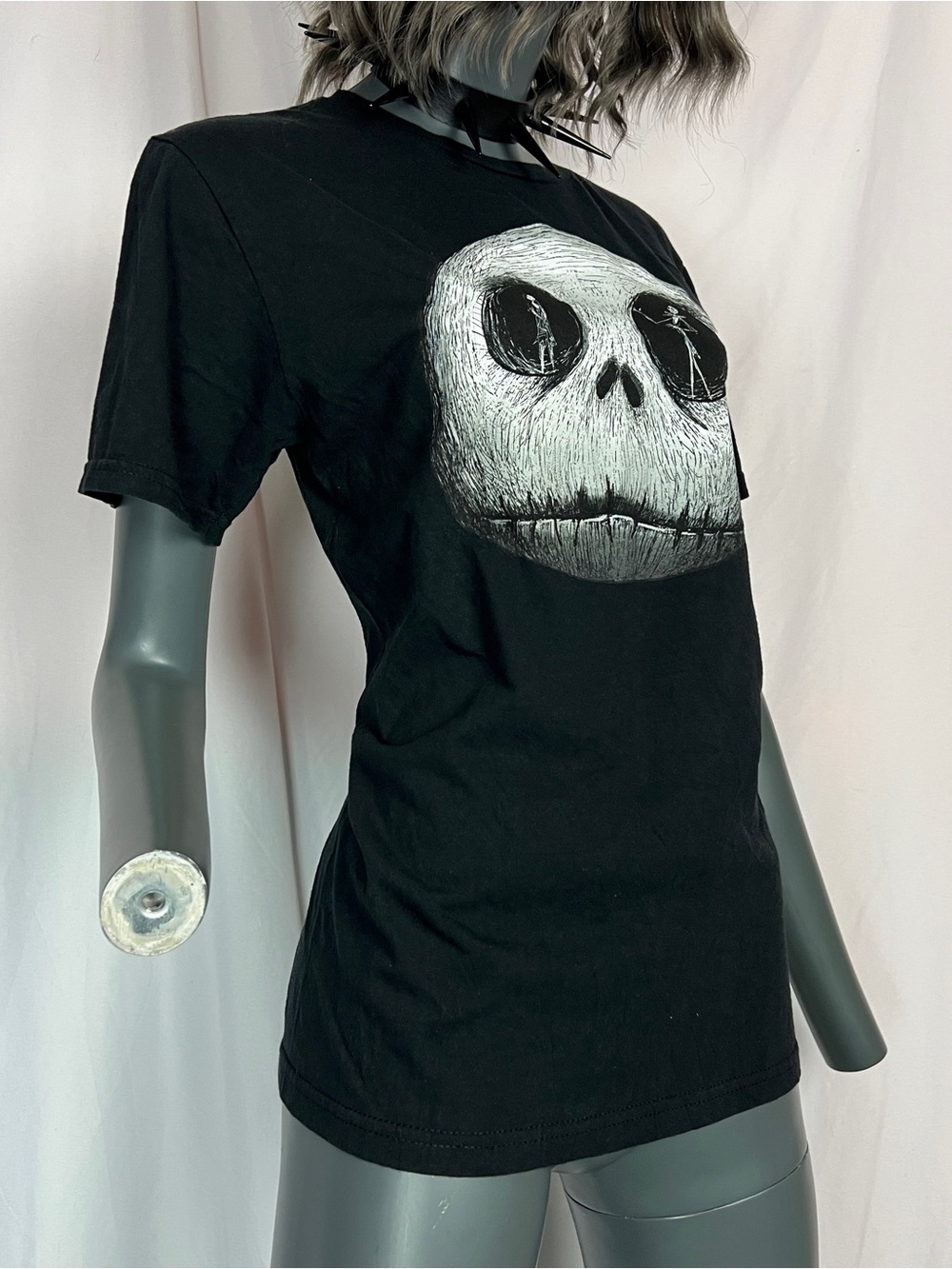 Black & White Jack & Sally Nightmare Before Christmas T-Shirt